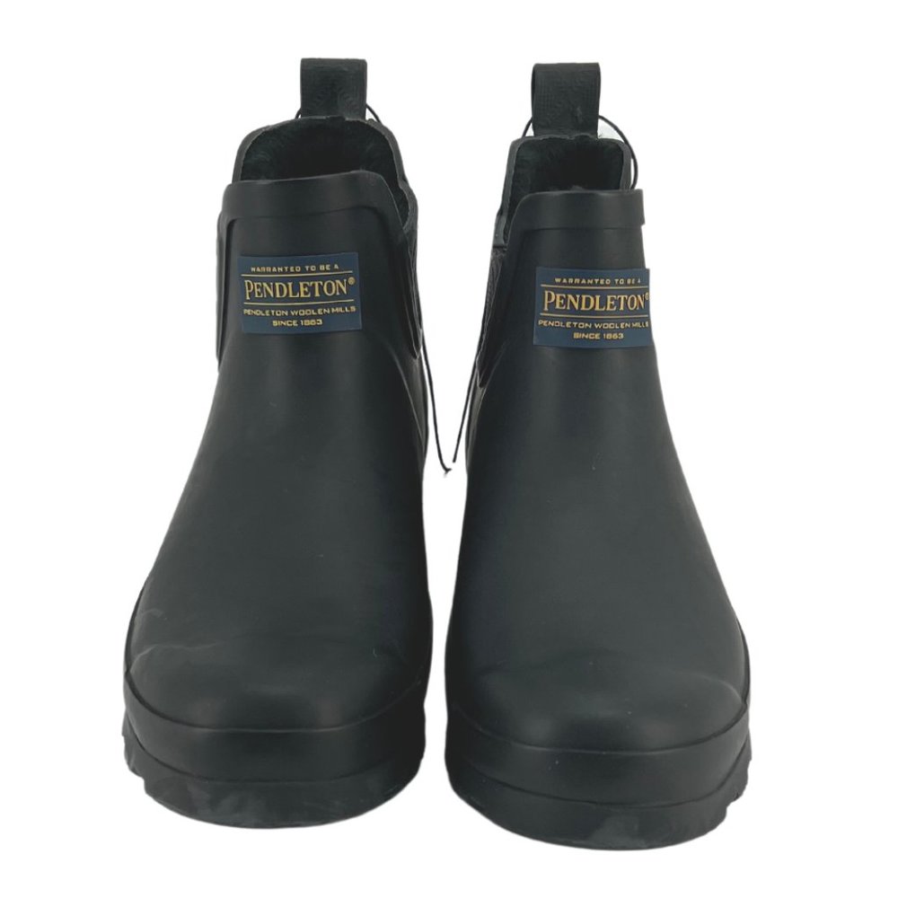 Pendleton | Women's Lined Rubber Chelsea Boots | Black | Various Sizes - Picture 2 of 7